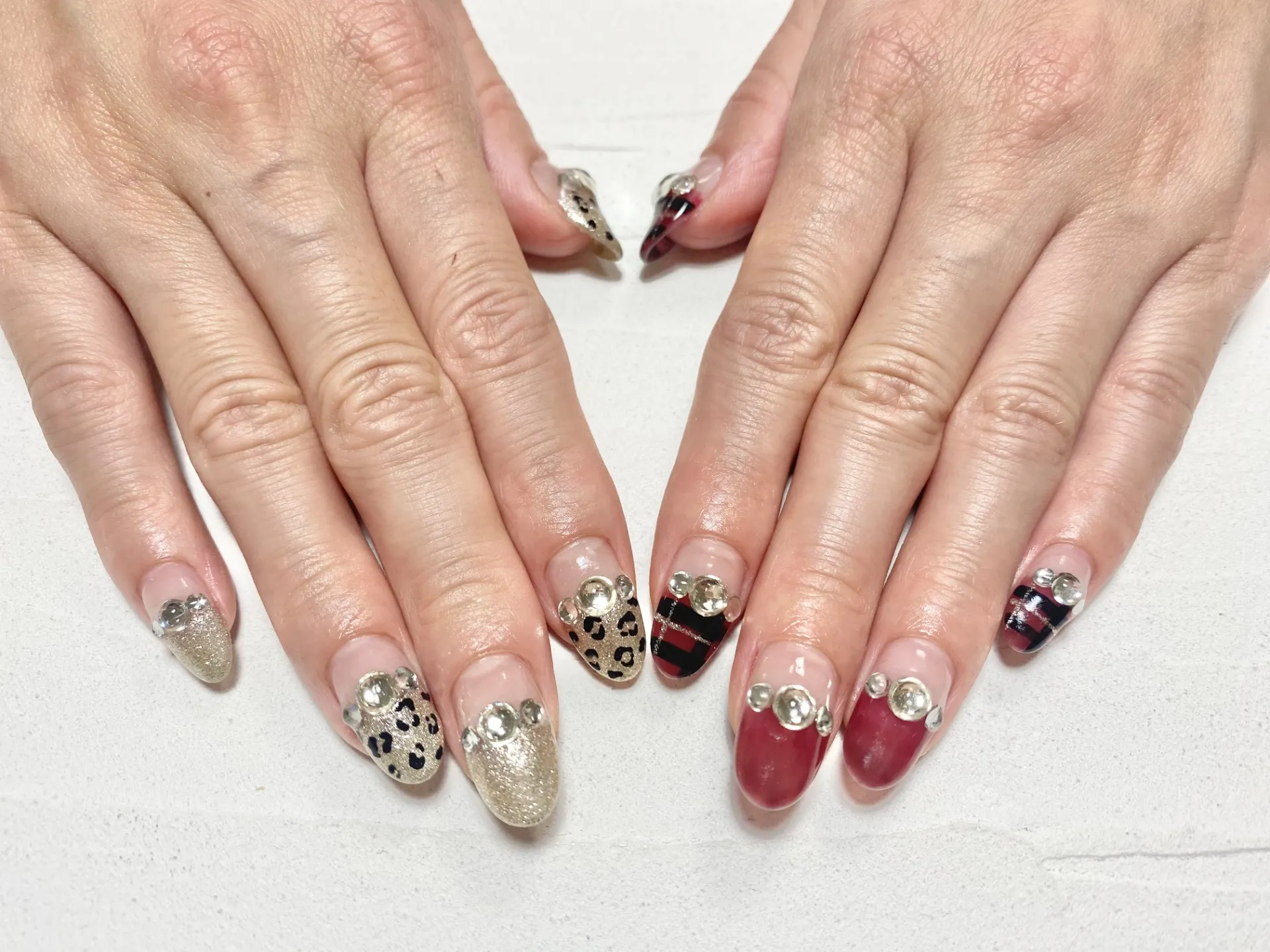 レオパード×チェック